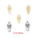 5pcs 2 colour Heart shaped Cross Charms Halloween Charms DIY Handmade Necklace Bracelet Earrings Jewelry Accessories W273