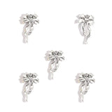 10pcs 6 colors alloy bow Charm Hollow Pendant For DIY Necklace Bracelet Earrings Jewelry Crafts Making Accessories 28*15mm N183