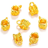 40 pcs 8 color Zinc Alloy Bead DIY big hole metal connector Beads Fits Charm Bracelets Necklaces Pendants making 11*7*6mm R223