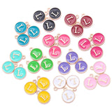 YuenZ  A-Z KC gold color letter DIY accessories enamel alphabet charms alloy small pendant for bracelet 15*13mm W85