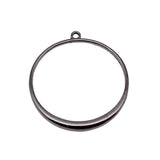 10pcs 38x34mm 5 Colors Simple And Elegant Design Circular Pendant For DIY Jewelry Making