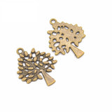 10pcs 5 color Tree of Life Charms Pendants DIY Jewelry for Necklace Bracelet Making Accessaries 30*24mm Q204