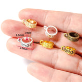 20 pcs 6 color Zinc Alloy Bead DIY big hole metal connector Beads Fits Charm Bracelets Necklaces Pendants making 4*9*12mm R228