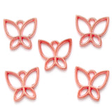20pcs 5 Color Hollowed out butterfly Charm for earring Bracelet Necklace Pendant  DIY Handmade Jewelry Accessories 15*16mm D2120