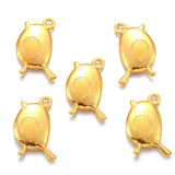 10pcs 6 color Tibetan Silver Plated Pendant Antique bird Charms Jewelry Making DIY Handmade Craft 19*11mm D526