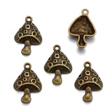 10pcs 5 colors Food Mushroom Charm fit for Necklace Key Chain Pendant DIY Jewelry 26*18mm K11