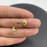 20-40pcs KC Alloy Flower Holder Partition Bead Cap Bead Holder Cap DIY Step Shaking Hairpin Hairpin Crown Accessories V149