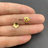 20-40pcs KC Alloy Flower Holder Partition Bead Cap Bead Holder Cap DIY Step Shaking Hairpin Hairpin Crown Accessories V149