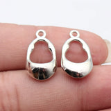 10pcs 21x12mm 5 Colors Openwork Geometric Earrings Charms For DIY Jewelry Making