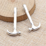 5pcs 40x19mm 2 Colors Antique Bronze Color Antique Silver Color Hammer Charms For DIY Jewelry Making