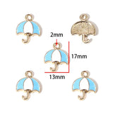 10PCS Alloy Drip-Style Hot Air Balloon Pendants DIY Necklace Earrings Jewelry Accessories Keychains Bag Charms Jewelry Making