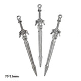 10-16pcs Gun black 16 Styles Mixed Alloy CharmsAnimation game weapon Pendant For DIY Handmade Jewelry Material