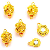 3 Set rose Magnet Connected Clasps Pendant DIY Magnetic Buckle For Jewelry Necklace Bracelet Handmade jewelry accessories W292