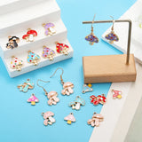 10Pcs 6 Color mushroom Charms Diy Findings Keychain Bracelets Pendant For Jewelry Making