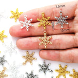 20pcs 4 Color Alloy christmas snow Charms For Earring necklace Pendants DIY Handmade Jewelry Accessories Making 20*15mm L518