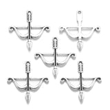 25 Pcs Zinc Alloy Bow and arrow Charm Tibetan Silver Pendant Jewelry Products Diy Pendants For Necklace Bracelets 26*25 mm M05