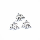 20 pcs Elephant Charms Antique Pendants for Jewelry Making Necklace Bracelet Accessories Findings 12*14mm D9266