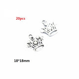 2-40pcs Ancient silver Alloy Loose Spacer Beads Gold Silver Crown Beads for Jewelry Making DIY Bracelet Handmade Accessories