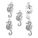 15pcs 6 Color Hippocampus Charms Alloy Metal For earring animal Pendants DIY Handmade Jewelry Accessories Making 12*29mm D725
