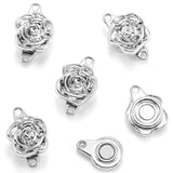 3 Set rose Magnet Connected Clasps Pendant DIY Magnetic Buckle For Jewelry Necklace Bracelet Handmade jewelry accessories W292