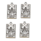 20 Styles Retro silver Style Witch Divination Tarot Card Tag Pendant DIY Charms Necklace Bracelet Jewelry Making 23*14mm J502