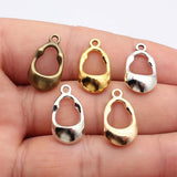 10pcs 21x12mm 5 Colors Openwork Geometric Earrings Charms For DIY Jewelry Making