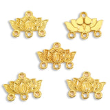 30Pcs 5 Colors lotus connector charm For Bracelets Necklaces earrings Pendant Diy Handmade Jewelry Making 16*12mm G127