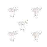20pcs 6 colors alloy bow Charm Hollow Pendant For DIY Necklace Bracelet Earrings Jewelry Crafts Making Accessories 22*17mm N186