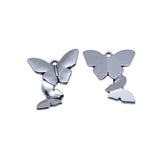 10pcs 20x18mm Antique Silver Color Butterfly Charms For DIY Jewelry Making