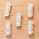 10pcs Metal African Hair Rings Beads Cuffs Tubes Charms Dreadlock Dread Hair Braids Jewelry Decoration Accessories 25*9*9mm R226