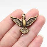 5pcs 37x28mm 2 Colors Antique Bronze Color Antique Silver Color Eagle Charms For DIY Jewelry Making