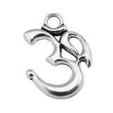 10pcs 28x22mm 2 Colors Antique Bronze Color Antique Silver Color Om Charms For DIY Jewelry Making