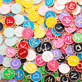 YuenZ  A-Z KC gold color letter DIY accessories enamel alphabet charms alloy small pendant for bracelet 15*13mm W85