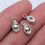 20pcs 4x12mm 2 Colors Antique Silver Color Gold Color Ingots Charms For DIY Jewelry Making