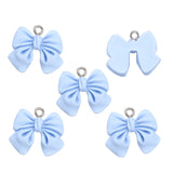 10pcs 5 Color Cute Resin bow tie Charms For Keychain Bracelets Pendant Diy Jewelry Making Findings 19*22mm W323