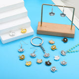 10 pcs 6 color Pearl Shell Charms Earrings bracelets Pendants For Jewelry Making Diy Handmade Jewelry 15*15mm D7155