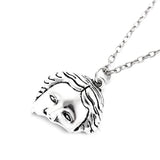 4 colors 10pcs Fashion CreativityHalf People Face Pendant for DIY Women Men Bracelet earrings Necklace Jewelry Making I1125