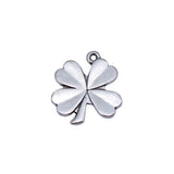 20pcs 16x15mm 2 Colors Antique Bronze Color Antique Silver Color Four Leaf Clover Charms For DIY Jewelry Making