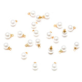 20Pcs 2colour Imitation Pearl Drop Pendant  Friendly Highlight ABS DIY Earrings Crafts Zipper DIY Making Findings Z1