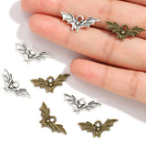 40 pcs Antique Silver color Charms Metal Bat Charm Pendant Necklace Jewelry Hand made 21*10mm D549