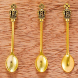 5pcs 5 Colors tableware Spoon fork Dining knife Charms DIY Jewelry Findings Pendants For Necklace Jewelry Making 60*7mm J491