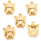 20 pcs 5 colors Tiger Charms Antique Pendants for Jewelry Making Necklace Bracelet Accessories Findings 15*12mm D9265