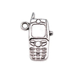 5pcs 24x16mm 2 Colors Antique Bronze Color Antique Silver Color Cell Phone Charms For DIY Jewelry Making