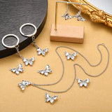 20pcs 6 Colors butterfly Charms For Bracelets Necklace Pendant DIY Handmade Jewelry Making accessories 19*23mm D2149