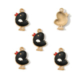 10pcs Enamel Charms Cute Cartoon chick Pendants Charms For Jewelry Making Supplies DIY Handmade Bracelets Earrings Accessories