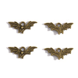 40 pcs Antique Silver color Charms Metal Bat Charm Pendant Necklace Jewelry Hand made 21*10mm D549