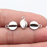 20pcs 13x10x9.2mm Kc Gold Color Rhodium Color Multifaceted Geometric Round Charms For DIY Jewelry Making