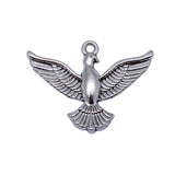 5pcs 37x28mm 2 Colors Antique Bronze Color Antique Silver Color Eagle Charms For DIY Jewelry Making