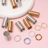 1pcs gold plated cutting steel wire flexible wire memory steel wire ring DIY hand made jewelry connecting accessories material