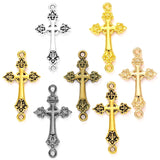 10pcs 6 Color cross Charm for Key Chain Bracelet Necklace earring Pendant  DIY Handmade Jewelry Accessories 16*31mm T108